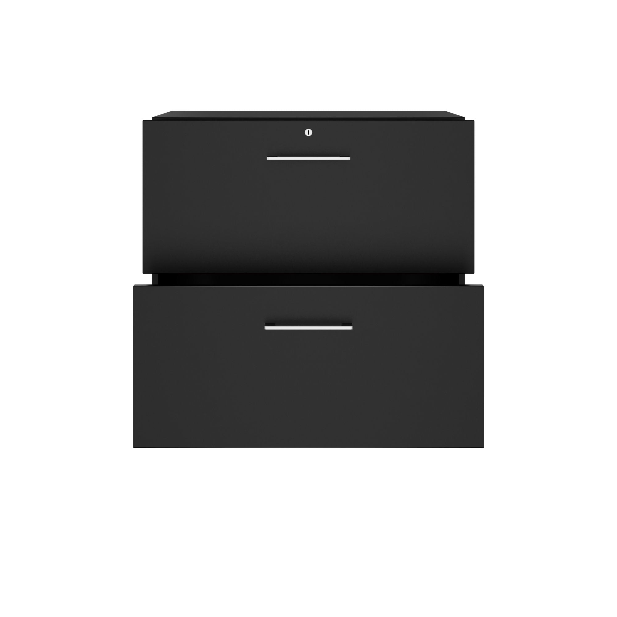 PRO Topping register cabinet | 2 Oh, 800 x 770 mm, glued corpus, black