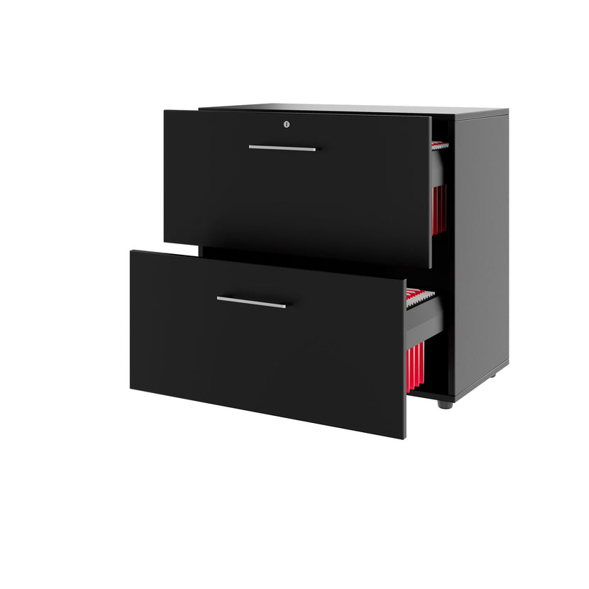 PRO Topping register cabinet | 2 Oh, 800 x 770 mm, glued corpus, black