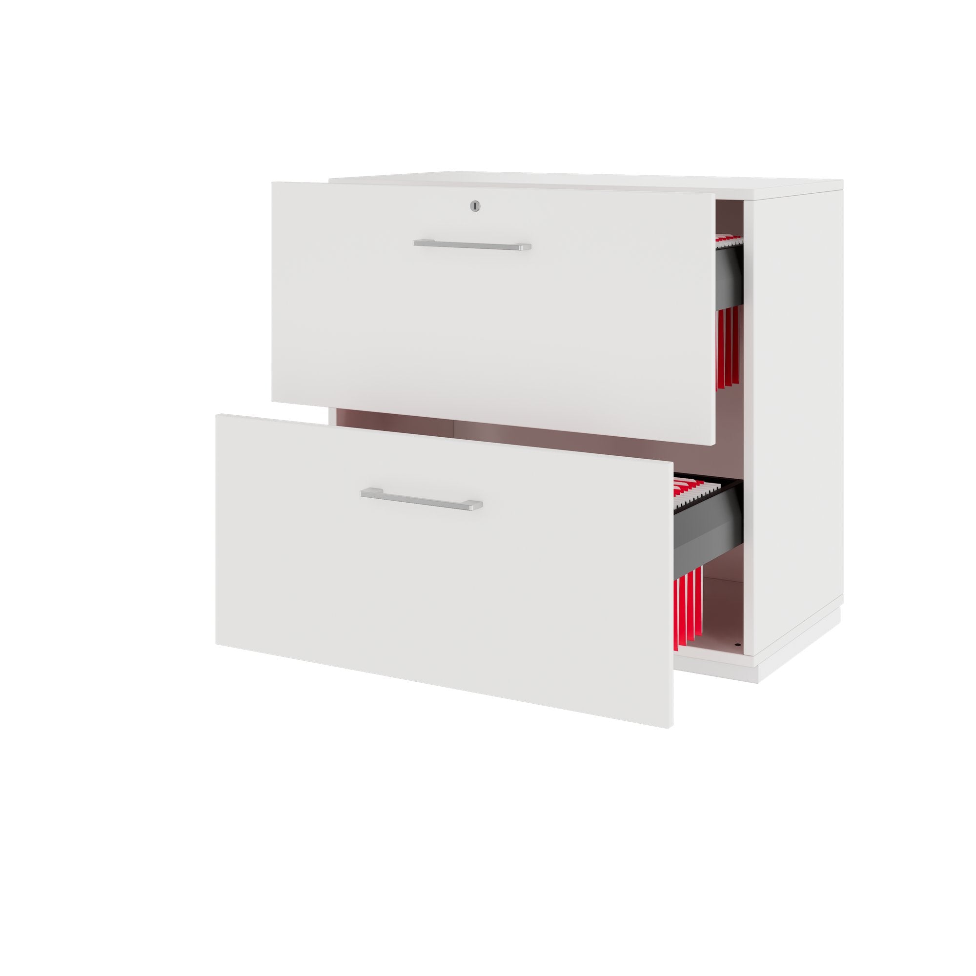 PRO Topping register cabinet | 2 Oh, 800 x 770 mm, glued corpus, white