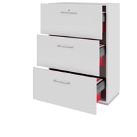 PRO Hängeregisterschrank | 3 OH, 800 x 1140 mm, verleimter Korpus, Grau