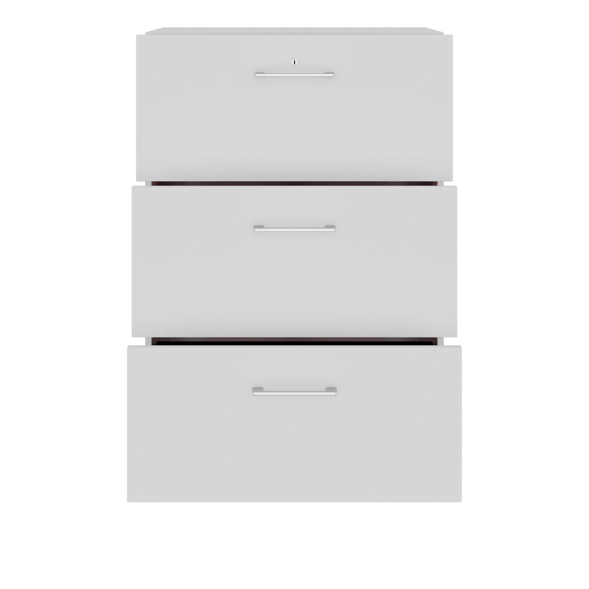 PRO Hängeregisterschrank | 3 OH, 800 x 1140 mm, verleimter Korpus, Grau