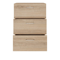PRO Topping register cabinet | 3 Oh, 800 x 1140 mm, glued corpus, natural oak