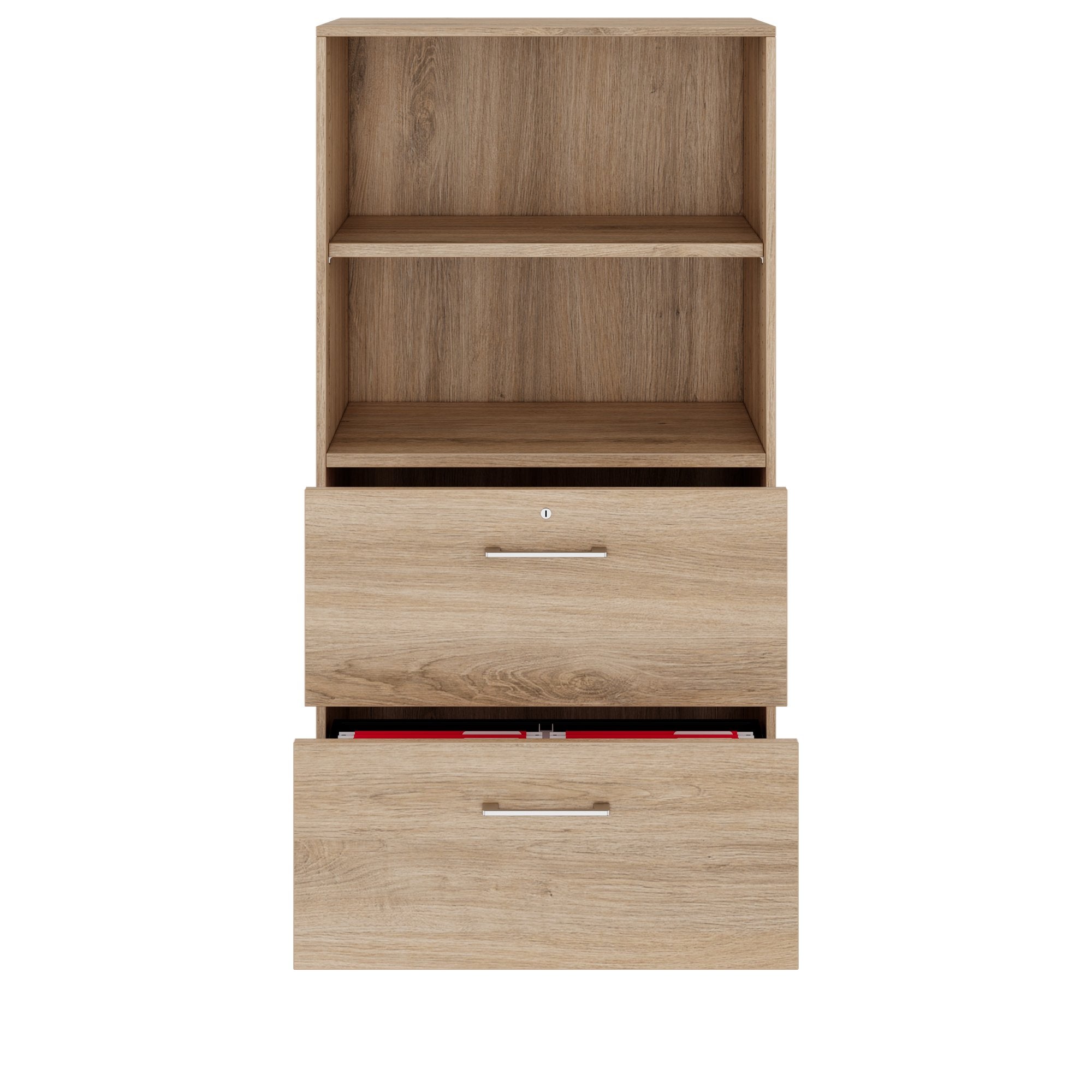 PRO Topping Register Gabinet | 4 OH, 800 x 1510 mm, corpus incollato, con scaffale, area naturale