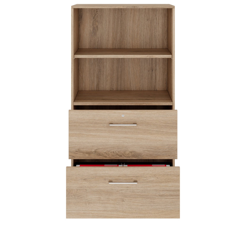 PRO Topping Register Gabinet | 4 OH, 800 x 1510 mm, corpus incollato, con scaffale, area naturale
