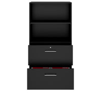 PRO Topping Register Gabinet | 4 OH, 800 x 1510 mm, corpus incollato, con scaffale, nero