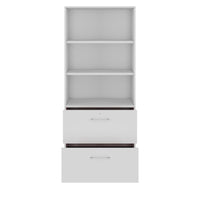 PRO Hängeregisterschrank | 5 OH, 800 x 1880 mm, verleimter Korpus, mit Regal, Grau