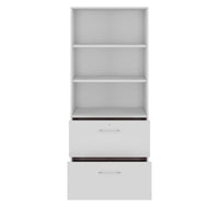 PRO Hängeregisterschrank | 5 OH, 800 x 1880 mm, verleimter Korpus, mit Regal, Grau