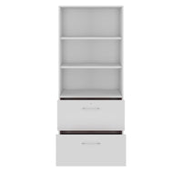 PRO Hängeregisterschrank | 5 OH, 800 x 1880 mm, verleimter Korpus, mit Regal, Grau