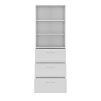 PRO Hängeregisterschrank | 6 OH, 800 x 2250 mm, verleimter Korpus, mit Regal, Grau