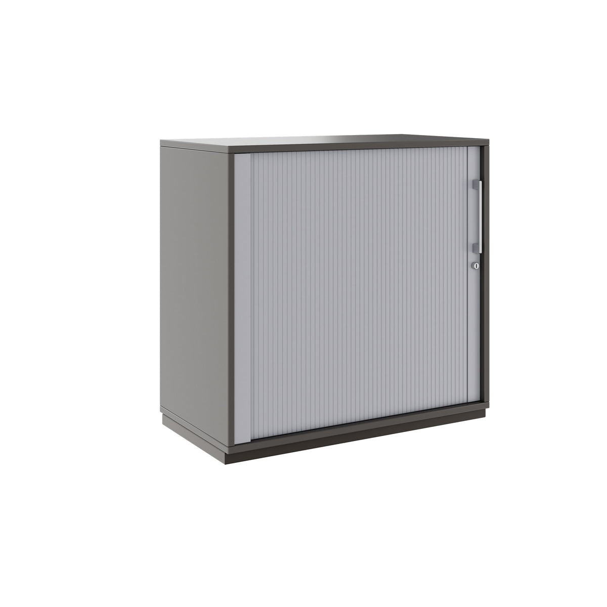 PRO Querrollladenschrank | 2 OH, 800 - 1600 x 770 mm, verleimter Korpus, Graphit - 1 Lightbox Main Image