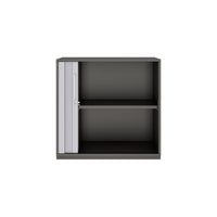 PRO Cabinetto del negozio querroll | 2 OH, 800 - 1600 x 770 mm, corpus incollato, grafite