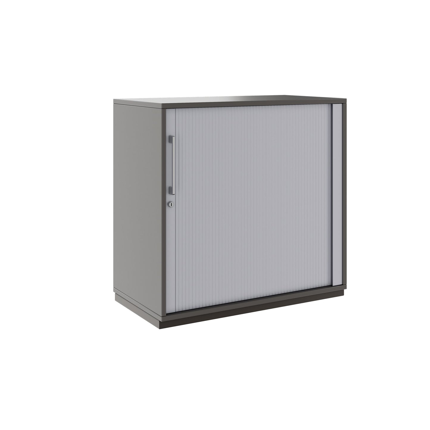 PRO Cabinetto del negozio querroll | 2 OH, 800 - 1600 x 770 mm, corpus incollato, grafite