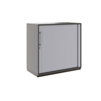 PRO Cabinetto del negozio querroll | 2 OH, 800 - 1600 x 770 mm, corpus incollato, grafite