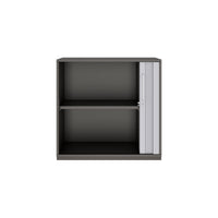 PRO Cabinetto del negozio querroll | 2 OH, 800 - 1600 x 770 mm, corpus incollato, grafite