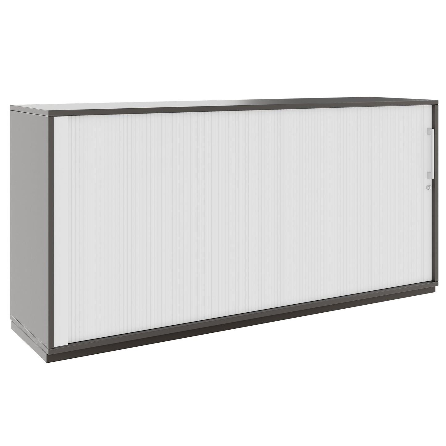 PRO Cabinetto del negozio querroll | 2 OH, 800 - 1600 x 770 mm, corpus incollato, grafite