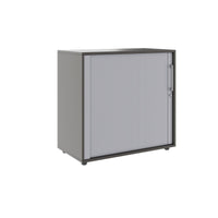 PRO Cabinetto del negozio querroll | 2 OH, 800 - 1600 x 770 mm, corpus incollato, grafite