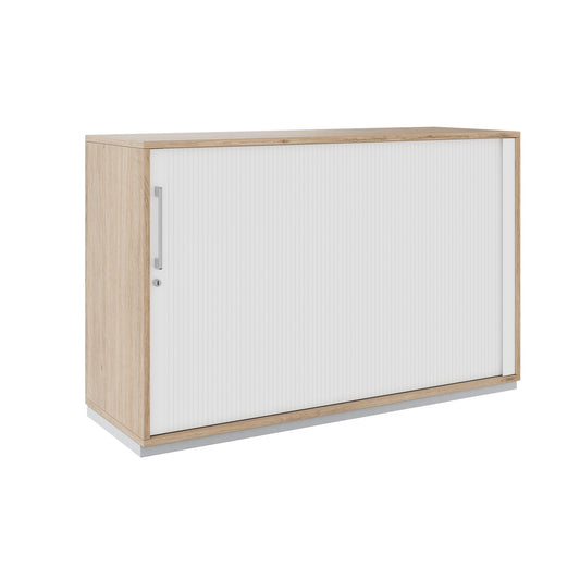 PRO Querroll store cabinet | 2 Oh, 800 - 1600 x 770 mm, glued corpus, natural area