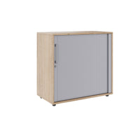 PRO Cabinetto del negozio querroll | 2 OH, 800 - 1600 x 770 mm, corpus incollato, area naturale