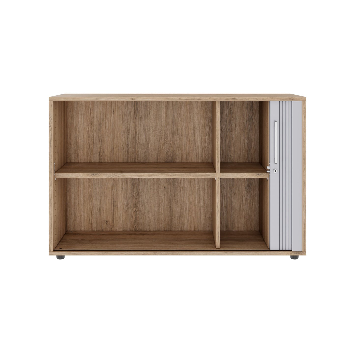 PRO Querrollladenschrank | 2 OH, 800 - 1600 x 770 mm, verleimter Korpus, Natureiche