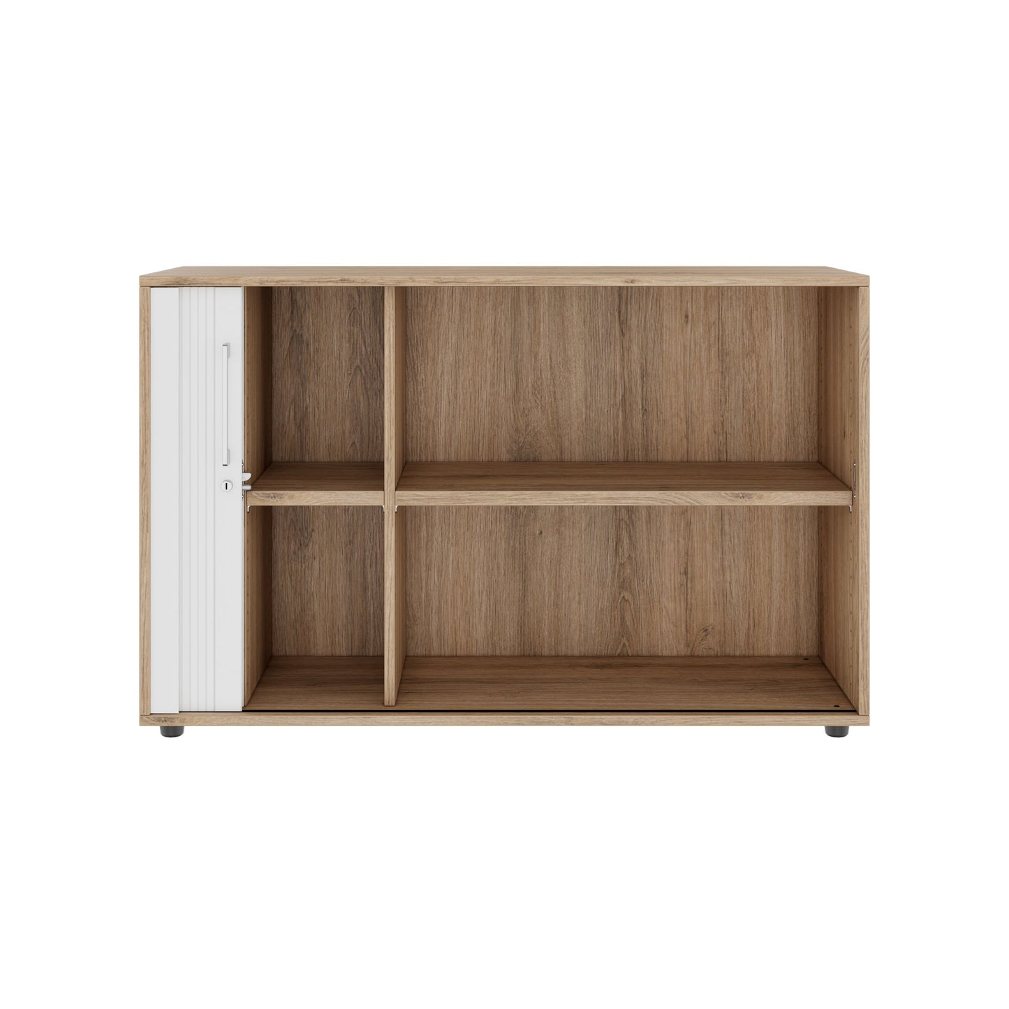 PRO Querrollladenschrank | 2 OH, 800 - 1600 x 770 mm, verleimter Korpus, Natureiche