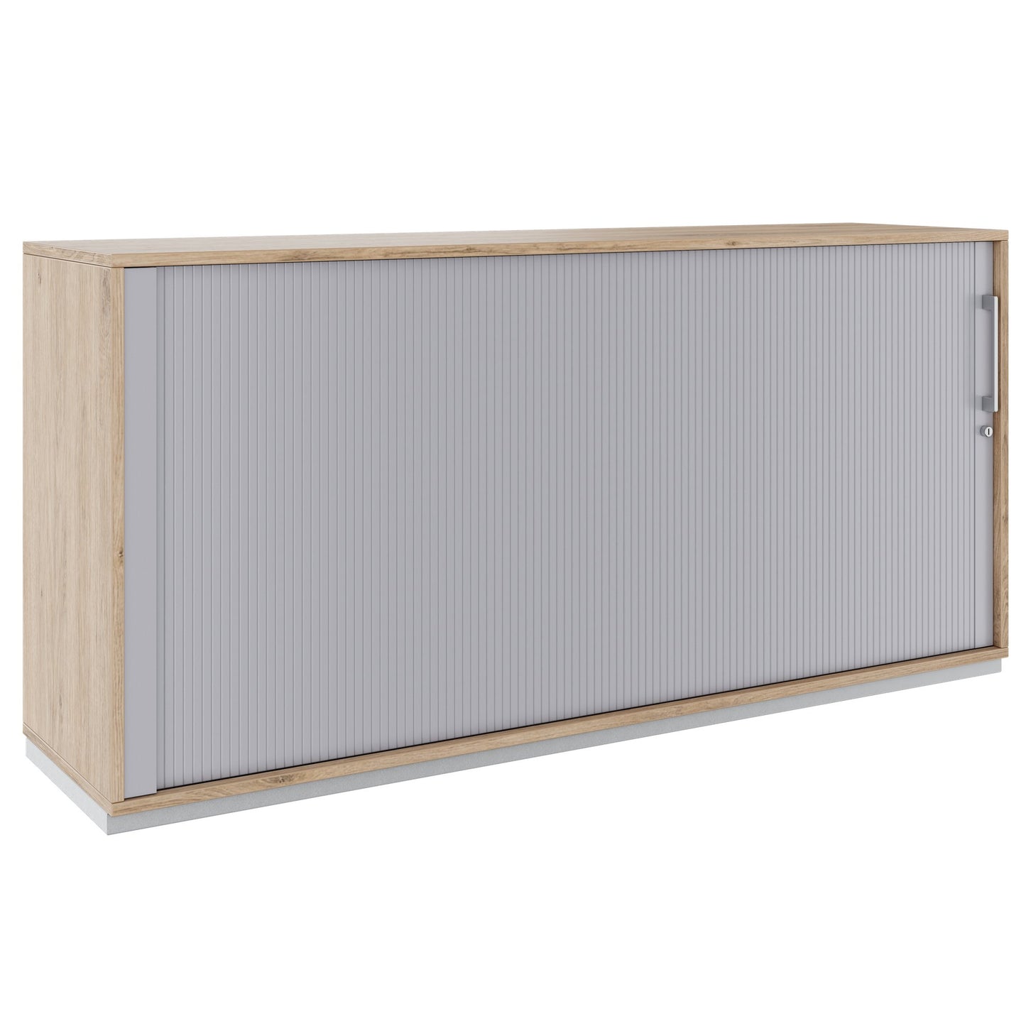 PRO Querrollladenschrank | 2 OH, 800 - 1600 x 770 mm, verleimter Korpus, Natureiche