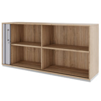 PRO Querrollladenschrank | 2 OH, 800 - 1600 x 770 mm, verleimter Korpus, Natureiche