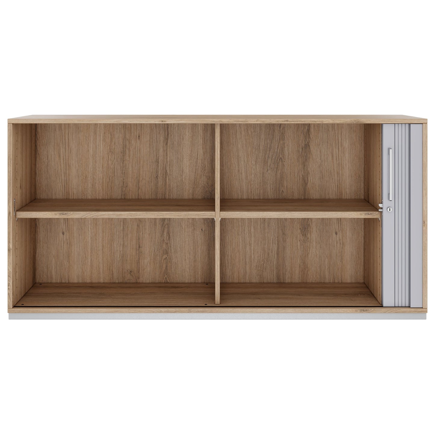 PRO Querrollladenschrank | 2 OH, 800 - 1600 x 770 mm, verleimter Korpus, Natureiche