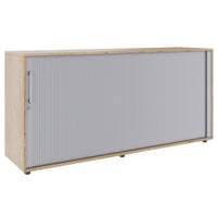 PRO Querrollladenschrank | 2 OH, 800 - 1600 x 770 mm, verleimter Korpus, Natureiche