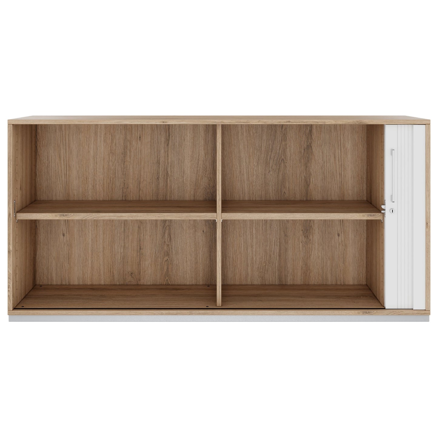 PRO Querrollladenschrank | 2 OH, 800 - 1600 x 770 mm, verleimter Korpus, Natureiche