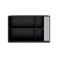 PRO Querrollladenschrank | 2 OH, 800 - 1600 x 770 mm, verleimter Korpus, Schwarz