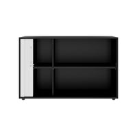 PRO Querrollladenschrank | 2 OH, 800 - 1600 x 770 mm, verleimter Korpus, Schwarz