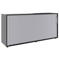 PRO Querrollladenschrank | 2 OH, 800 - 1600 x 770 mm, verleimter Korpus, Schwarz