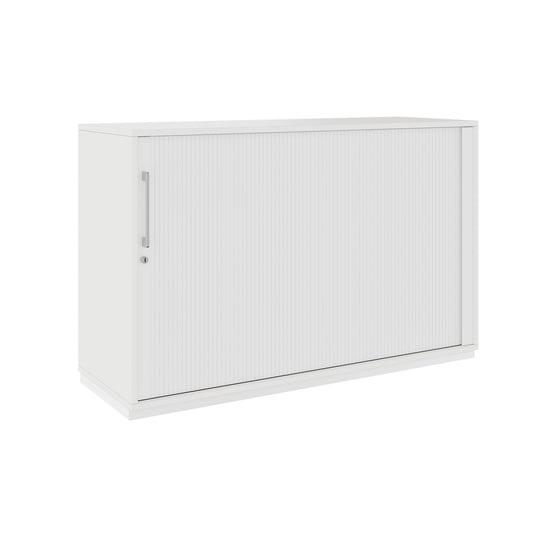 PRO Cabinetto del negozio querroll | 2 OH, 800 - 1600 x 770 mm, corpo incollato, bianco