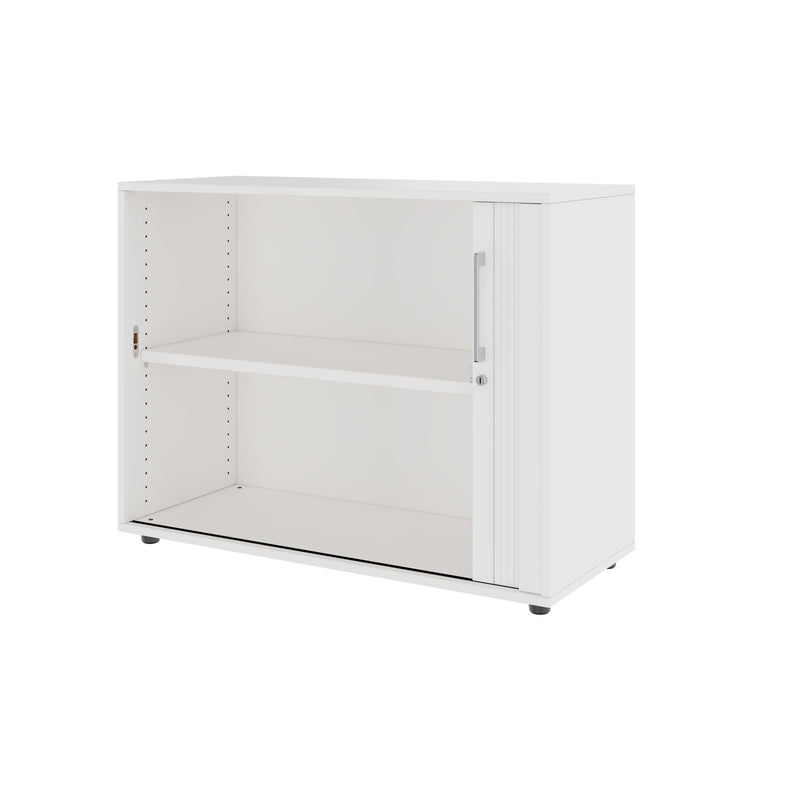 PRO Cabinet des magasins de queserroll | 2 oh, 800 - 1600 x 770 mm, corps collé, blanc - 4 Main Image