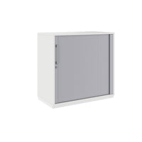 PRO Cabinetto del negozio querroll | 2 OH, 800 - 1600 x 770 mm, corpo incollato, bianco