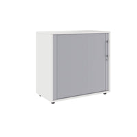 PRO Cabinetto del negozio querroll | 2 OH, 800 - 1600 x 770 mm, corpo incollato, bianco