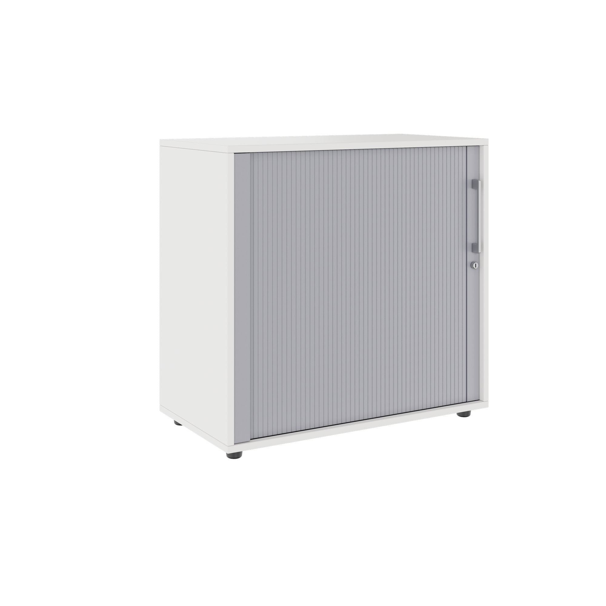 PRO Cabinetto del negozio querroll | 2 OH, 800 - 1600 x 770 mm, corpo incollato, bianco