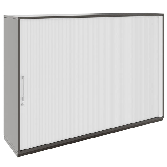 PRO Cabinetto del negozio querroll | 3 OH, 800 - 1600 x 1140 mm, corpus incollato, grafite