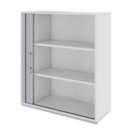 PRO Cabinet des magasins de queserroll | 3 oh, 800 - 1600 x 1140 mm, corpus collé, gris