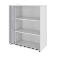 PRO Cabinet des magasins de queserroll | 3 oh, 800 - 1600 x 1140 mm, corpus collé, gris