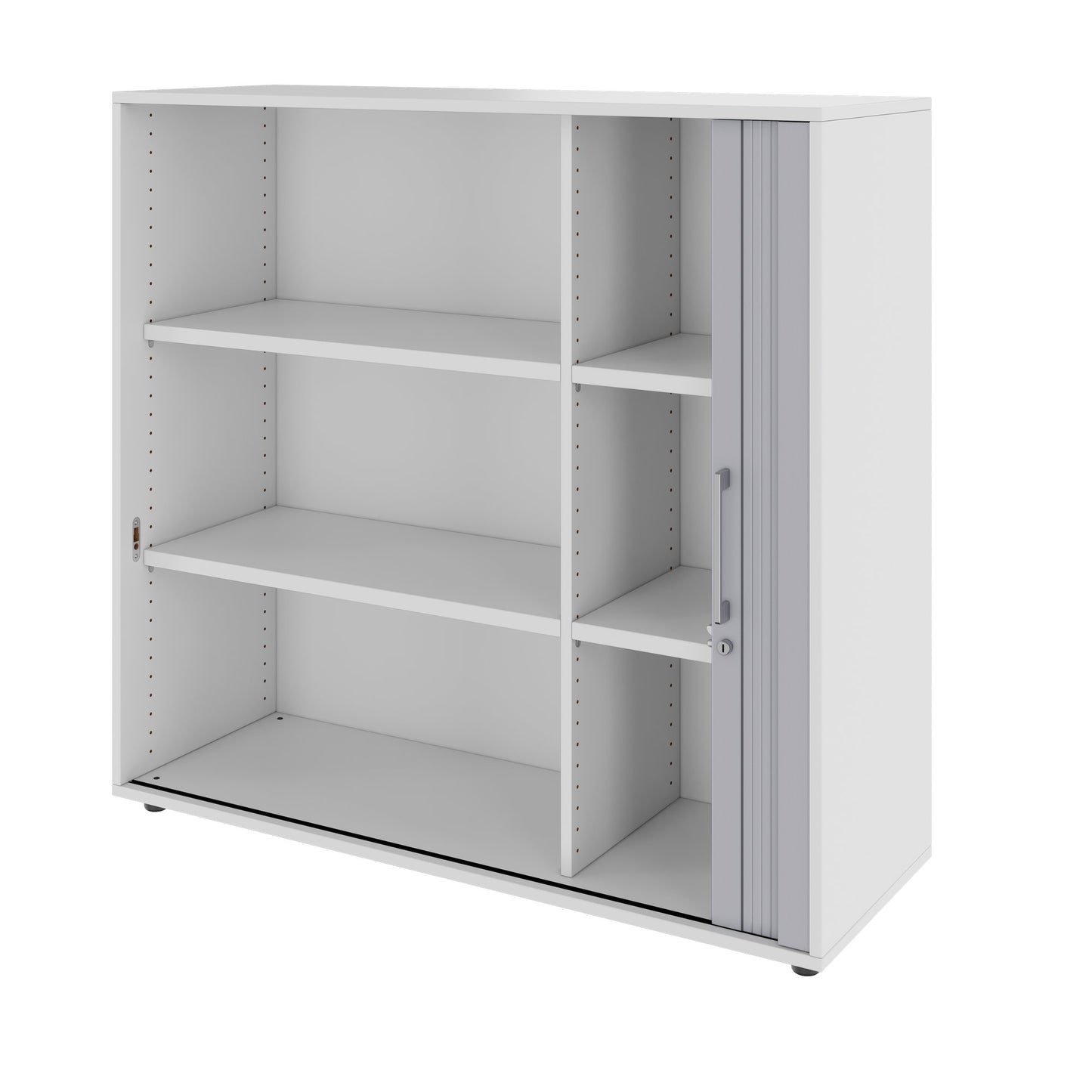 PRO Cabinet des magasins de queserroll | 3 oh, 800 - 1600 x 1140 mm, corpus collé, gris