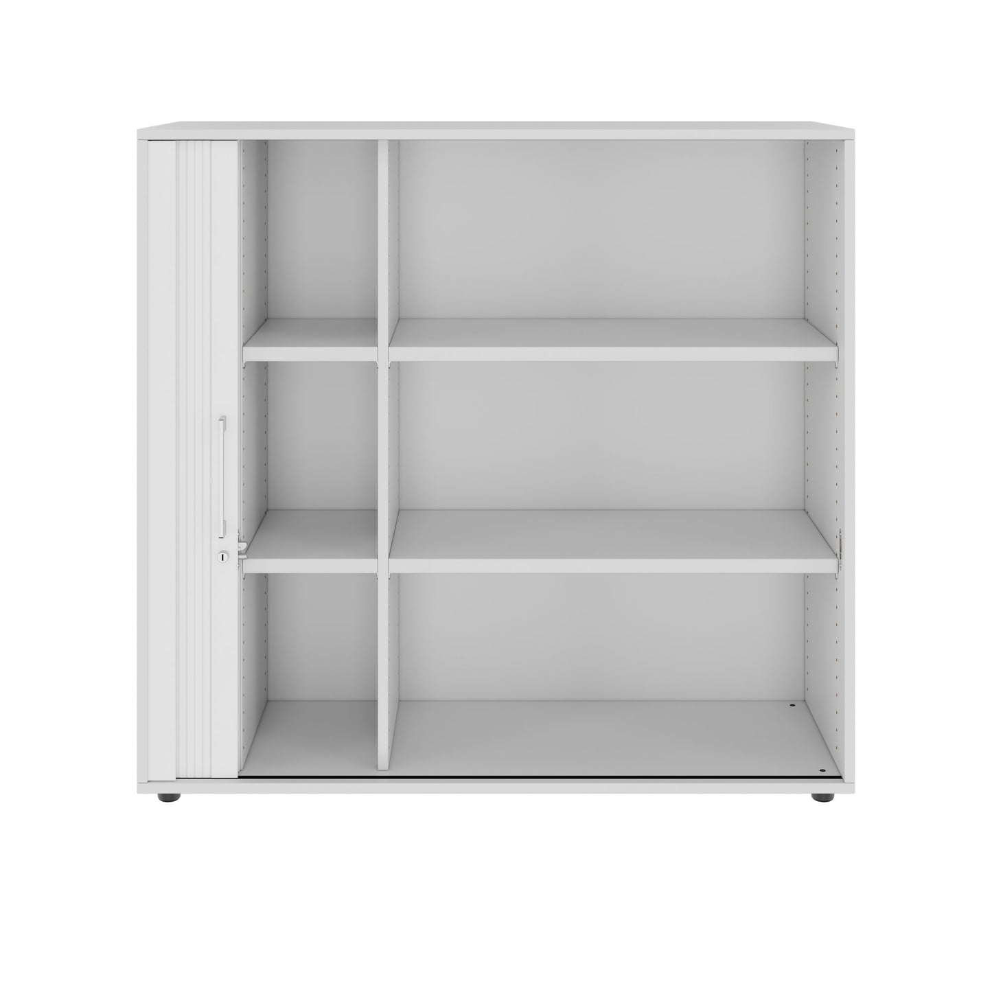 PRO Cabinet des magasins de queserroll | 3 oh, 800 - 1600 x 1140 mm, corpus collé, gris