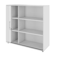 PRO Cabinet des magasins de queserroll | 3 oh, 800 - 1600 x 1140 mm, corpus collé, gris