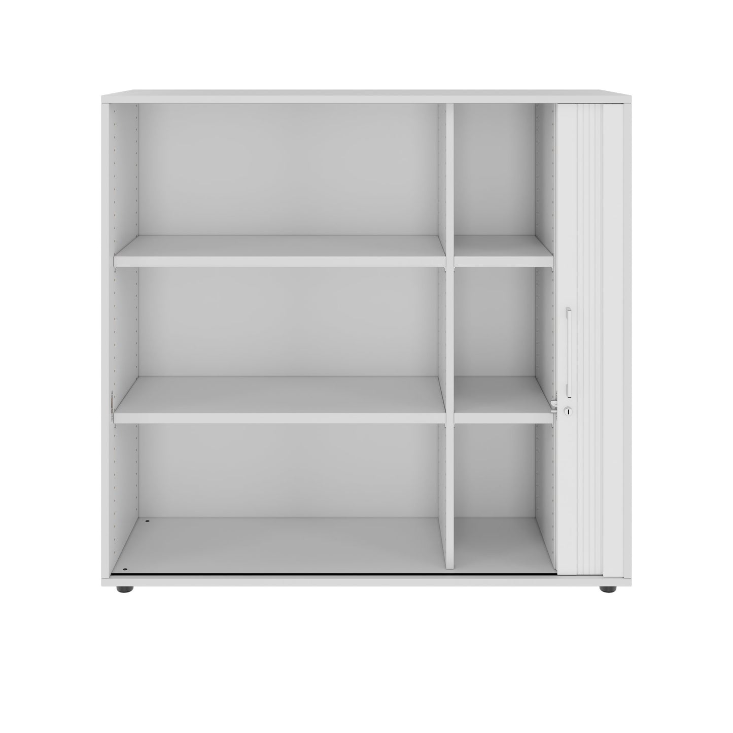 PRO Cabinet des magasins de queserroll | 3 oh, 800 - 1600 x 1140 mm, corpus collé, gris