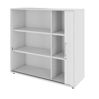 PRO Cabinet des magasins de queserroll | 3 oh, 800 - 1600 x 1140 mm, corpus collé, gris