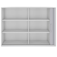 PRO Cabinet des magasins de queserroll | 3 oh, 800 - 1600 x 1140 mm, corpus collé, gris