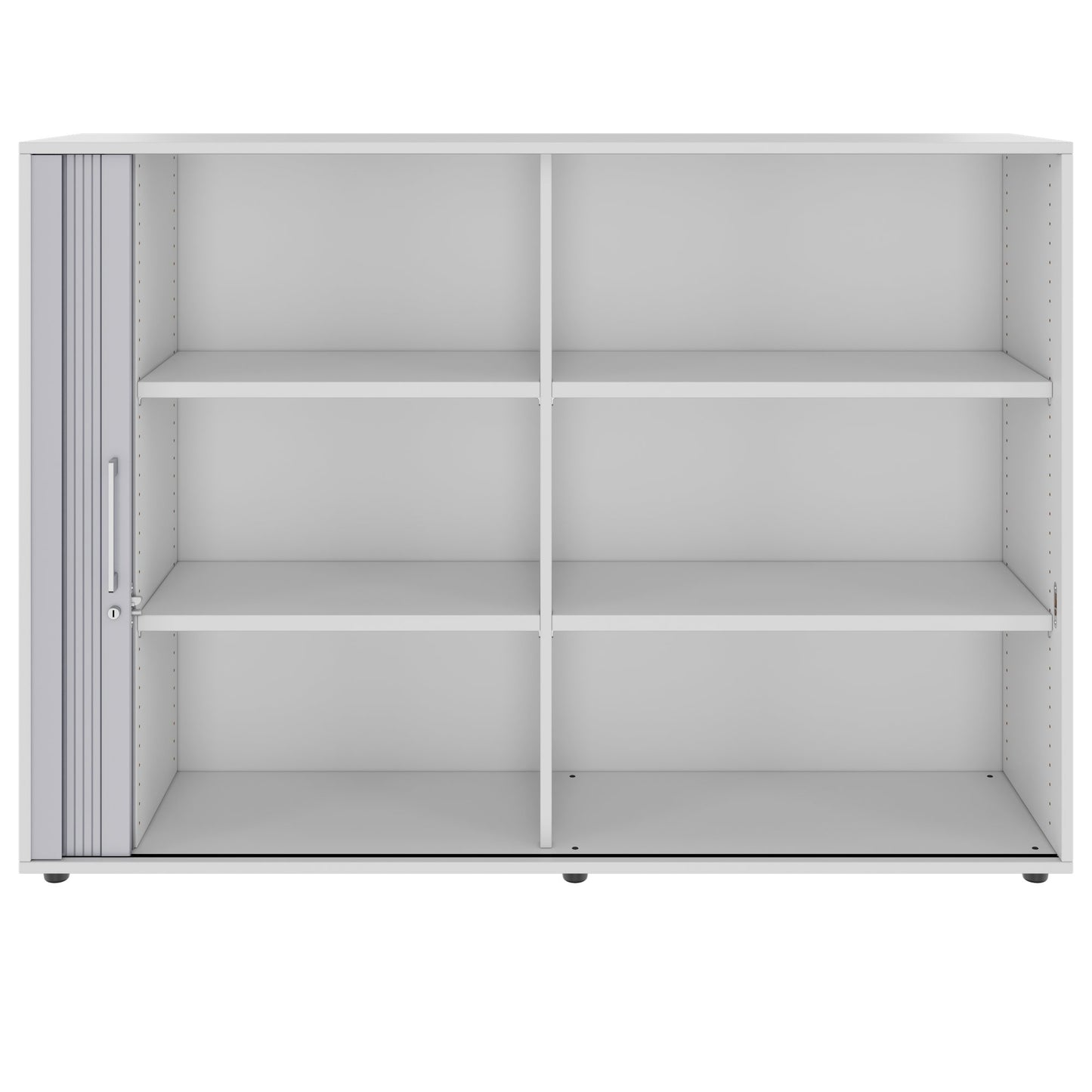 PRO Cabinet des magasins de queserroll | 3 oh, 800 - 1600 x 1140 mm, corpus collé, gris