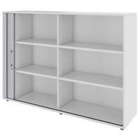 PRO Cabinet des magasins de queserroll | 3 oh, 800 - 1600 x 1140 mm, corpus collé, gris