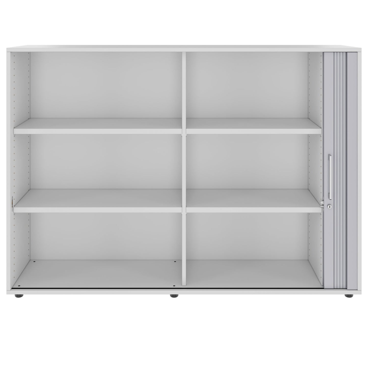 PRO Cabinet des magasins de queserroll | 3 oh, 800 - 1600 x 1140 mm, corpus collé, gris