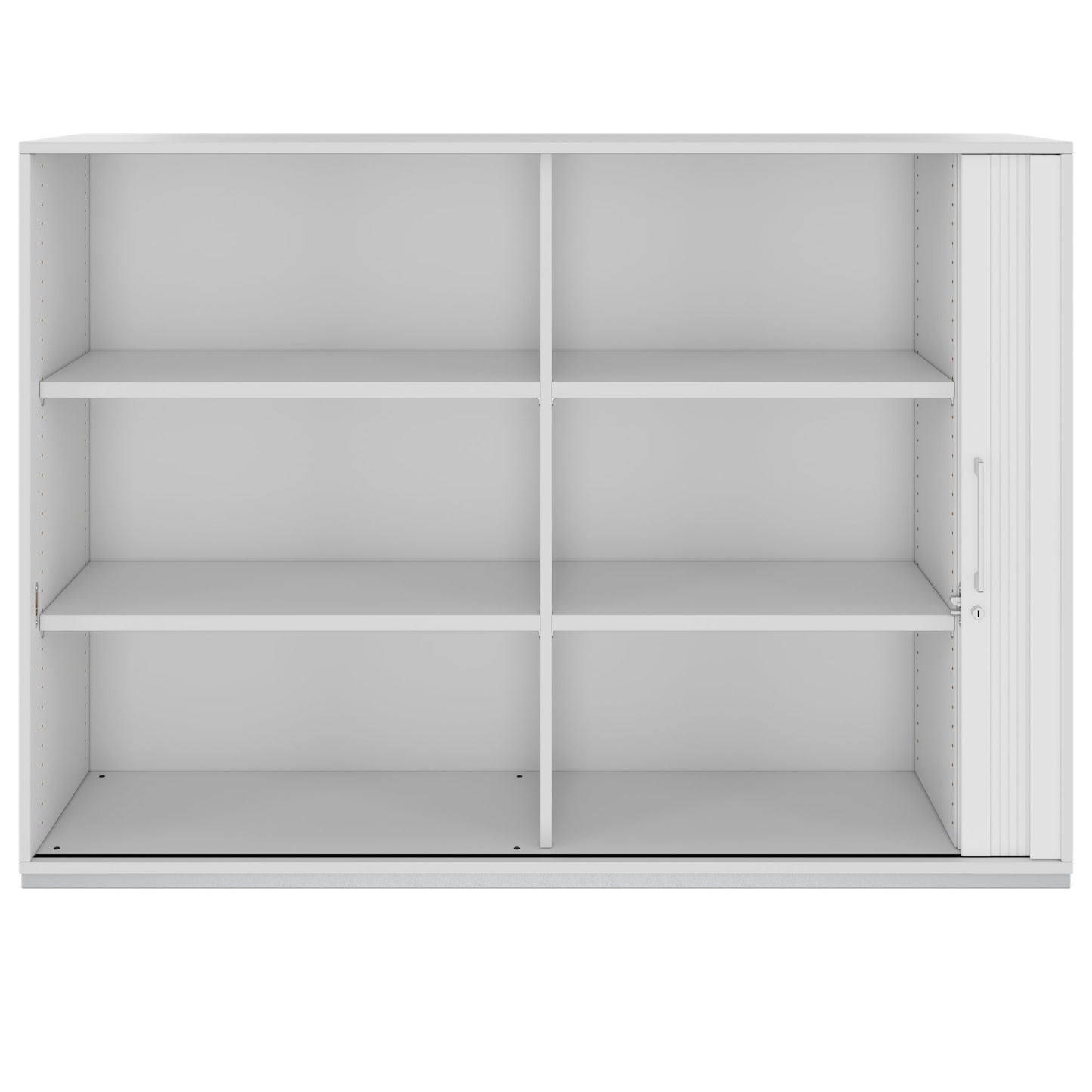 PRO Cabinet des magasins de queserroll | 3 oh, 800 - 1600 x 1140 mm, corpus collé, gris